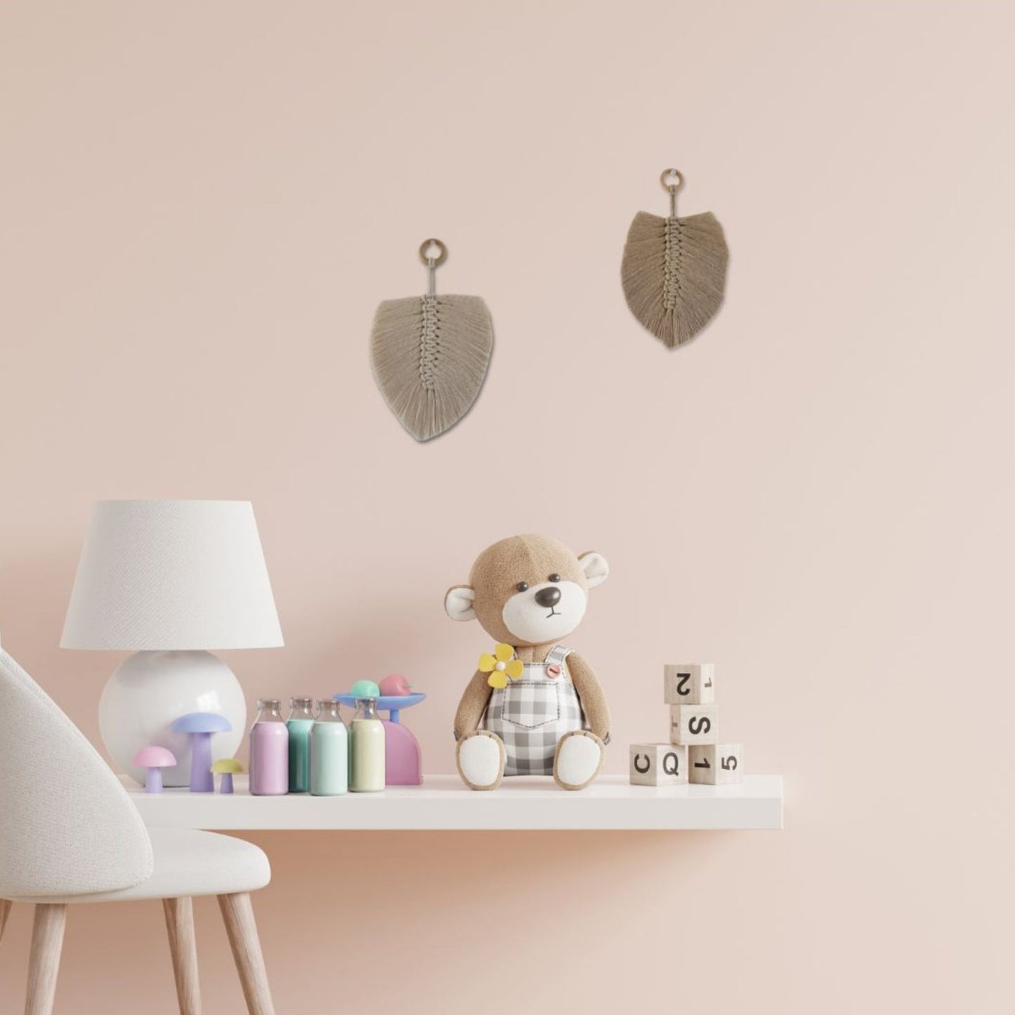 macramé wandhanger zelf maken , Boho style  muurdecoratie